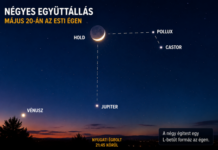 Négyes együttállás lesz látható május 20-án az esti égbolton