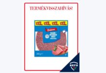 Veszélyes baktérium miatt szalámit hív vissza a Lidl